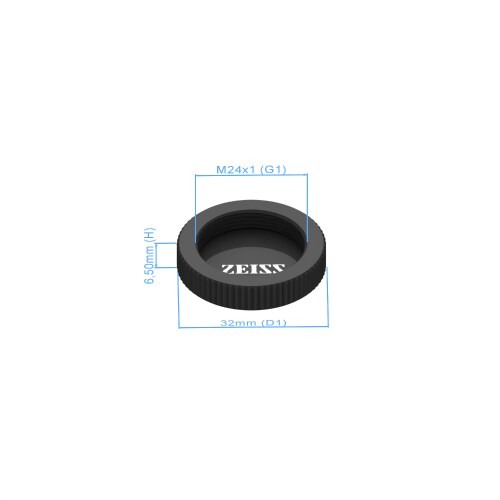 Kryt pro Podpěra - nastaviteln&aacute; - 6,5xM24x1, 2 kusy fotografie produktu Back View L