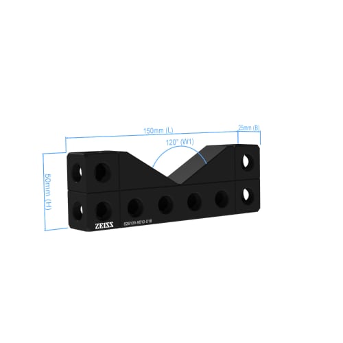 V-Blok 120&deg; - 150x25x50mm, AF25 fotografie produktu Back View L