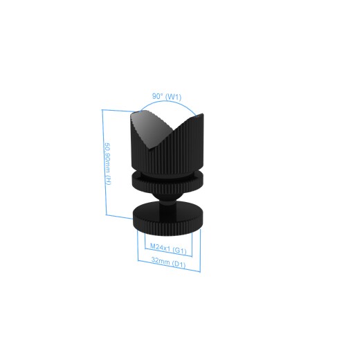 Koncov&yacute; stupeň V-Blok - 90&deg;, s kloubem, připojen&iacute; M24x1 fotografie produktu Back View L