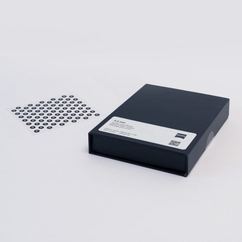 Reference markers 3.0 mm, uncoded, retro-reflective, 2000 single point markers fotografie produktu Back View L