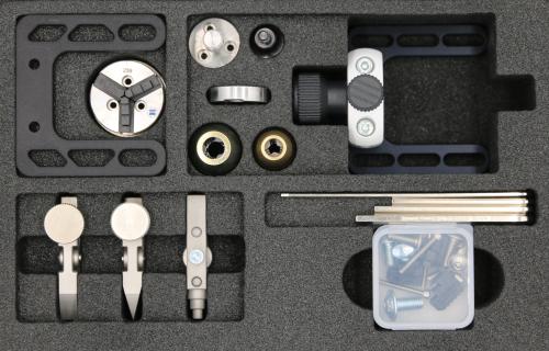 OmniFix specimen holder- kit with rotary axis fotografie produktu Back View L