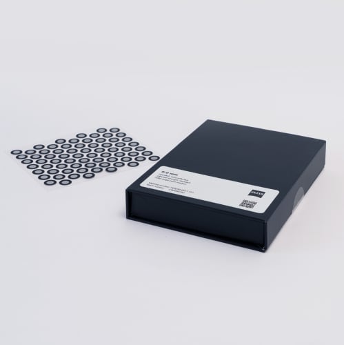 Reference markers 6.0 mm, uncoded, retro-reflective, 2000 single point markers fotografie produktu Back View L