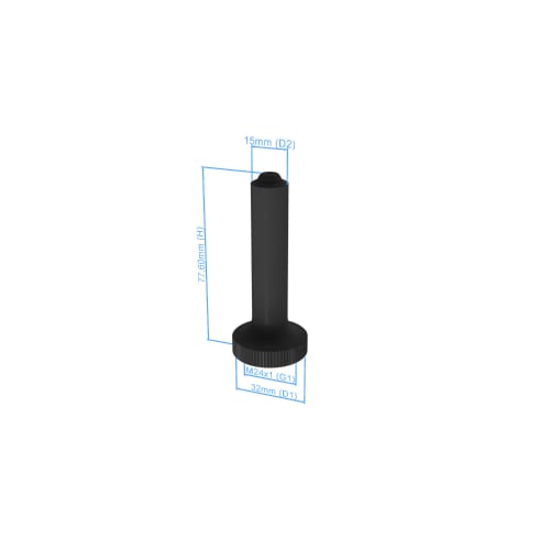 Koncov&yacute; stupeň rovina, připojen&iacute; M24x1, 2 kusy fotografie produktu Back View L