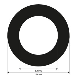 Referenčn&iacute; značky 8,0 mm, nek&oacute;dovan&eacute;, b&iacute;l&eacute;, n&iacute;zk&aacute; adheze, 1500 ks fotografie produktu