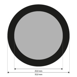 Reference markers 25.0 mm, uncoded, retro-reflective, 240 single point markers fotografie produktu