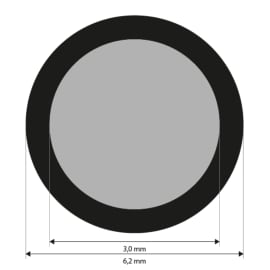 Reference markers 3.0 mm, uncoded, retro-reflective, 2000 single point markers fotografie produktu