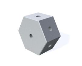 Cube, M5 6 sided, Aluminum fotografie produktu