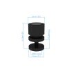 Magnet - s kloubem, připojen&iacute; M24x1 fotografie produktu Back View S