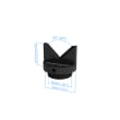 Koncov&yacute; stupeň V-Blok - nožov&yacute; - 90&deg;, bez kloubu, připojen&iacute; M24x1 fotografie produktu Back View S