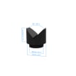 Koncov&yacute; stupeň V-Blok - 90&deg;, bez kloubu, připojen&iacute; M24x1 fotografie produktu Back View S