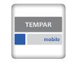 TEMPAR® mobile fotografie produktu Back View S