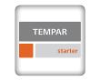 TEMPAR® starter fotografie produktu Back View S