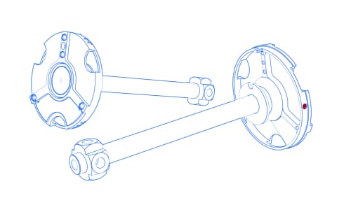Adapter plates VAST XXT TL3 with plate extension and cube