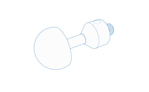 Polokulovit&yacute; sn&iacute;mač