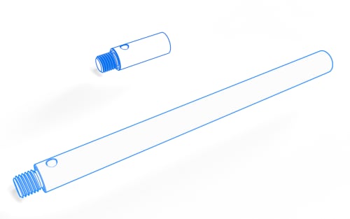 Ocelov&aacute; prodloužen&iacute; (inox)